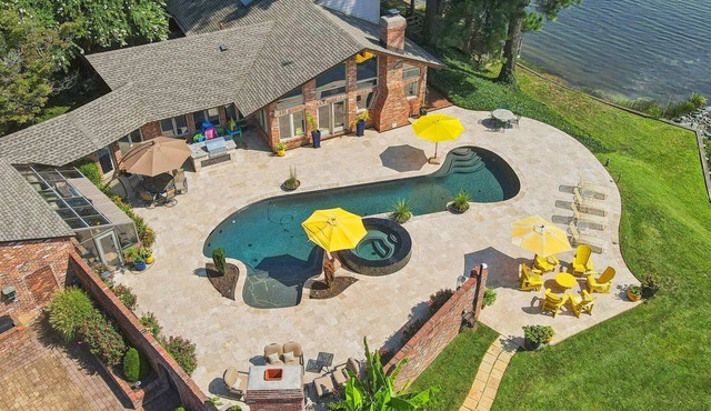 Waterfront Retreat with Pool, Dock & Creek Views