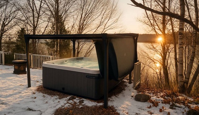 Waterfront Retreat in Plaisance | Private Hot Tub & Waterfront Views