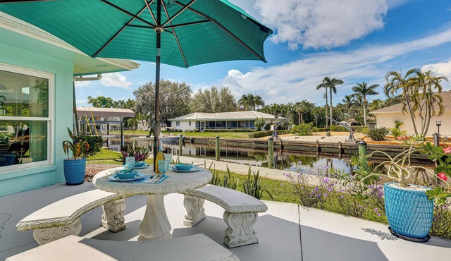 Waterfront Retreat w/Boat Dock & Yard in Ft Myers