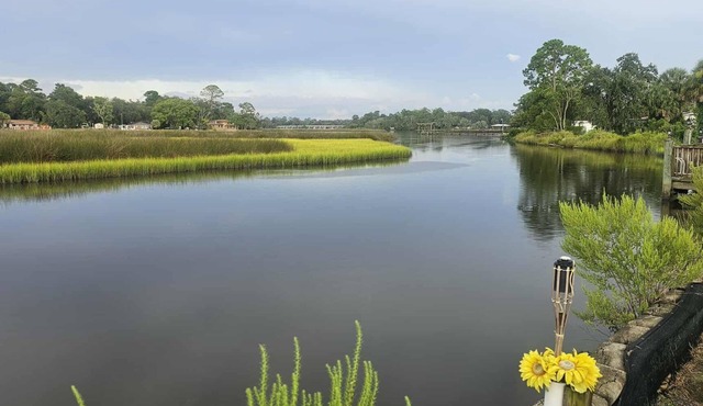 Waterfront Retreat with River Views & Private Dock -3 Bedroom over 3K sq ft home