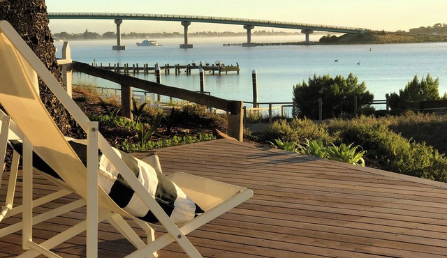 Waterfront Retreat With Expansive Views - Walking Distance to Wharf & Cafes