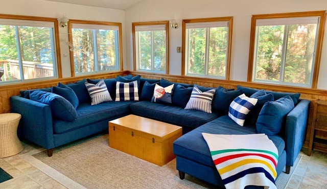 Waterfront Retreat with Sunset Views & Sandy Beach