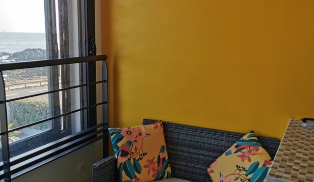 Waterfront T3 - sea view - garden, terrace, free parking