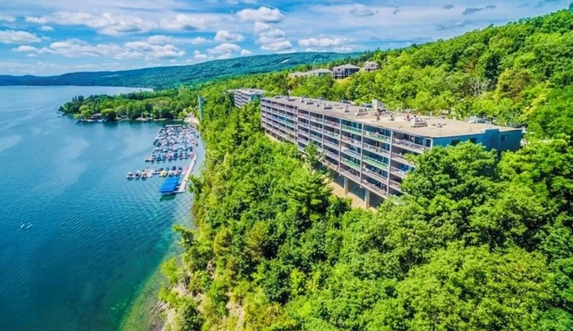 Waterfront two story condo