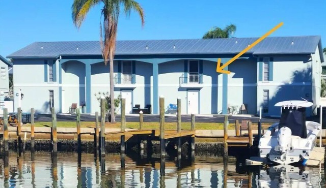 Waterfront view romantic with a boat slip perfect for adventure and relaxing