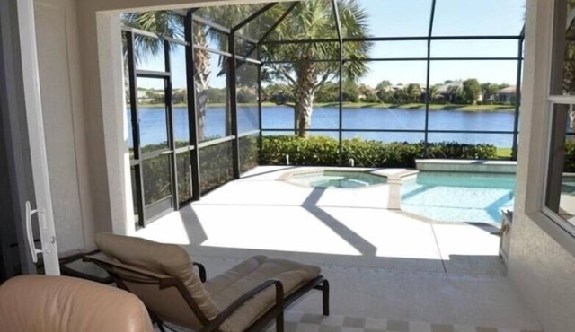Waterfront View with Private Pool in Gated Golf Community