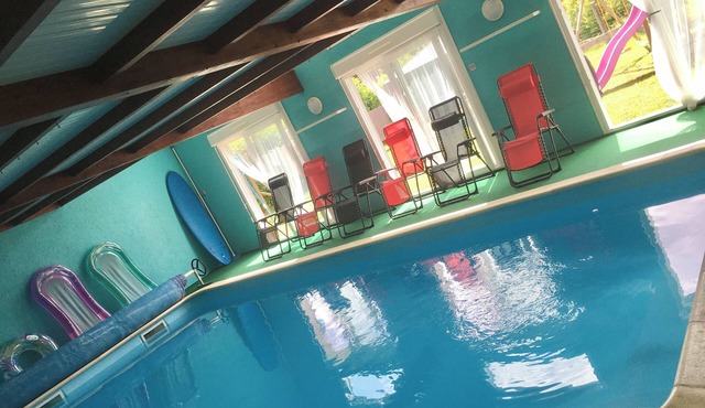 Waterfront villa (pool, spa, sauna)