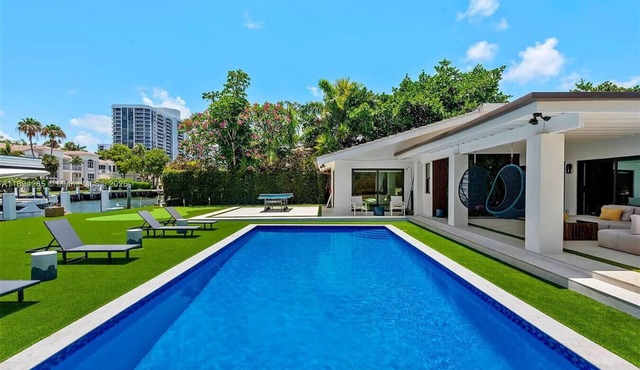 Waterfront Villa with Private Dock