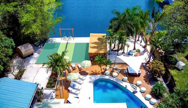 Waterfront Villa | Pickeball, Pool, Sauna, Cinema