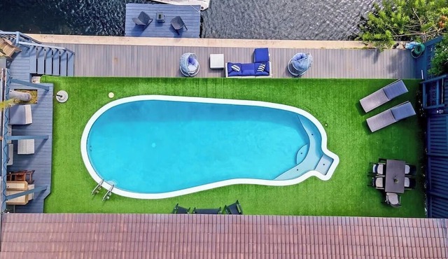 Waterfront villa | near beach | pool