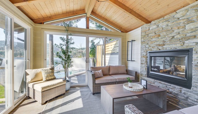 Waterfront Washington Getaway w/Hot Tub & Deck!