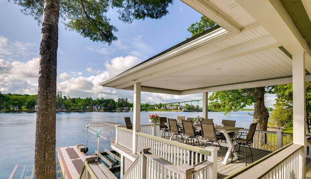 Waterfront Wellesley Island Cottage w/ Boat Slip!