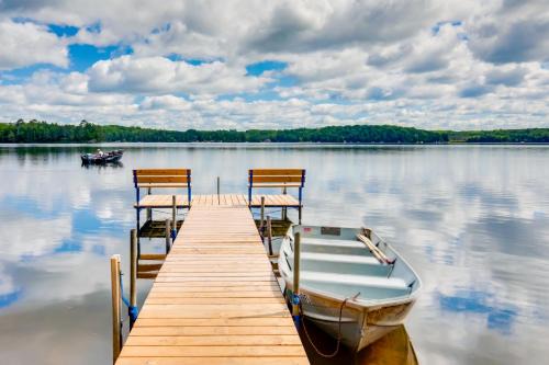Waterfront Wisconsin Cabin: Private Dock, Fire Pit