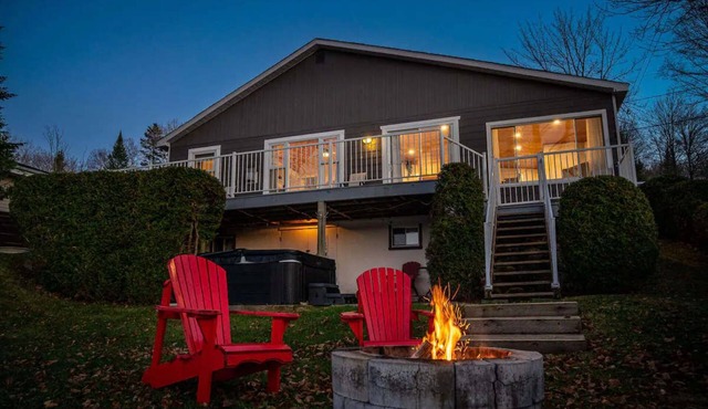Waterfront with Spa and Lake Access
