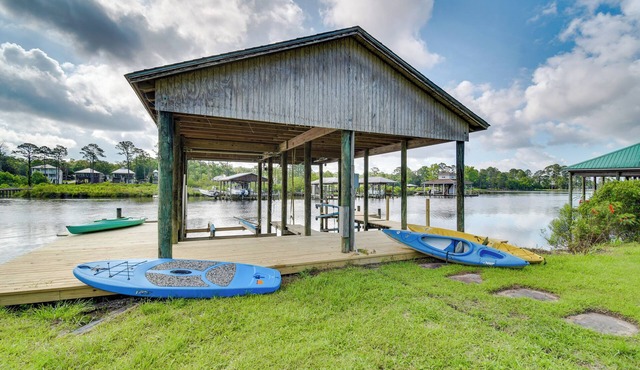 Waterfront Wolf Bay Home w/Private Boathouse!