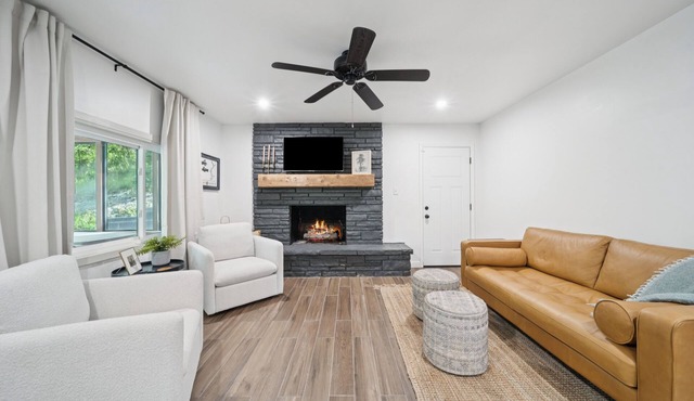 Waterview Retreat w/Screened Porch & Firepit