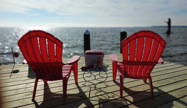 WaterWinds! Waterfront/Albemarle Sound Private house w/dock,4 kayaks