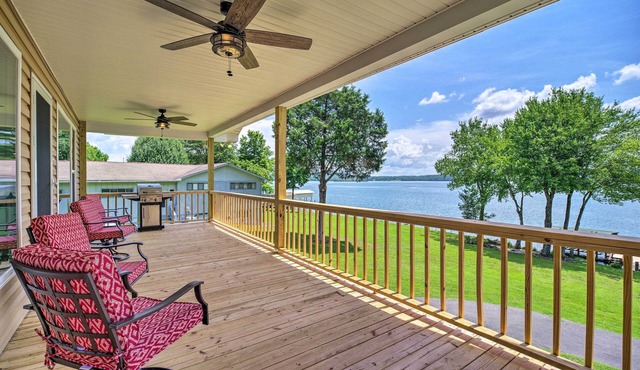 Watts Bar Lake Escape: Private Boat Dock + Ramp!