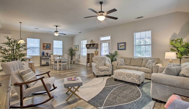 Waveland Home Near Beach: Pets Allowed!