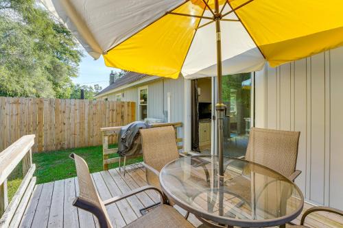Wayland Retreat with Deck Walk to Downtown!