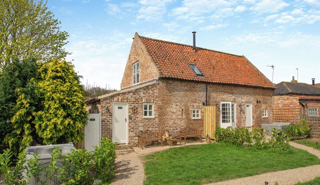We love the views from the garden across open countryside.