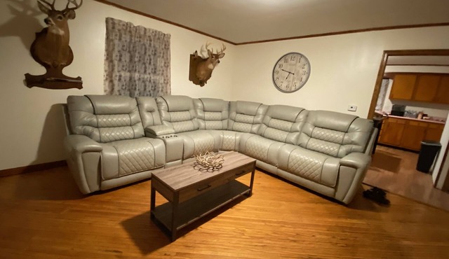 Weddle Lodging & Outfitters Pink house