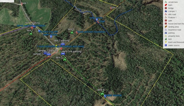 Week discount. RV on 365 ac parcel with 15 Mile Stream running thru the property
