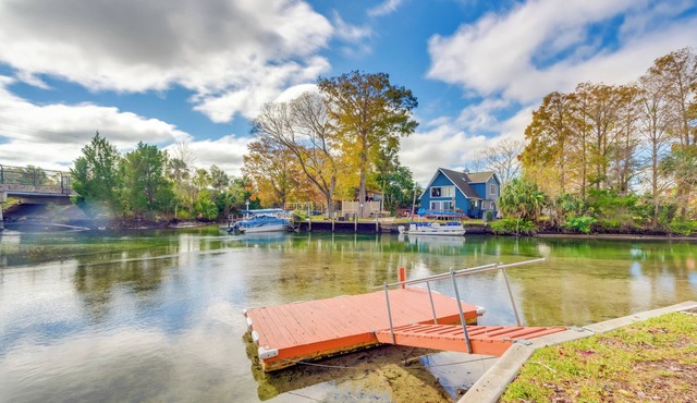 Weeki Wachee River Home on Main River by Park!