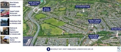 Weekly Deal - 2BDR Apartment By Homestyles Hosts Short Lets & Serviced Accommodation Wimbledon With Free WIFI & Free Parking