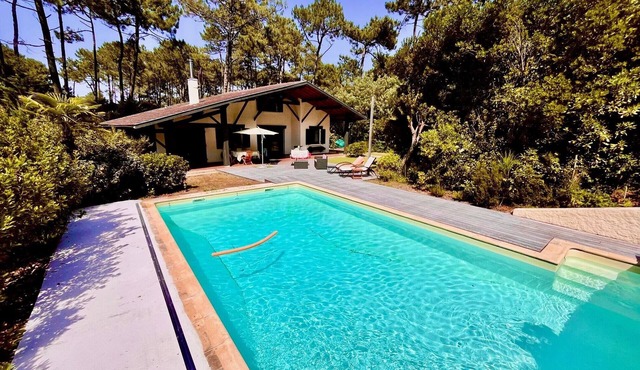 Welcome to Cap-Ferret: 4* Family Villa with all comforts, large swimming pool in a quiet area