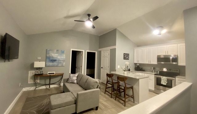 Welcome to Greenville’s Brand New Modern, Cozy apartment .
