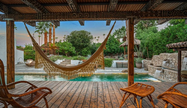 Welcome to HACIENDA HIDEAWAY. The Ultimate Desert Villa and Love Shack.