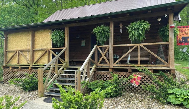 Welcome to our peaceful, rustic cabin in the Hocking Hills Area