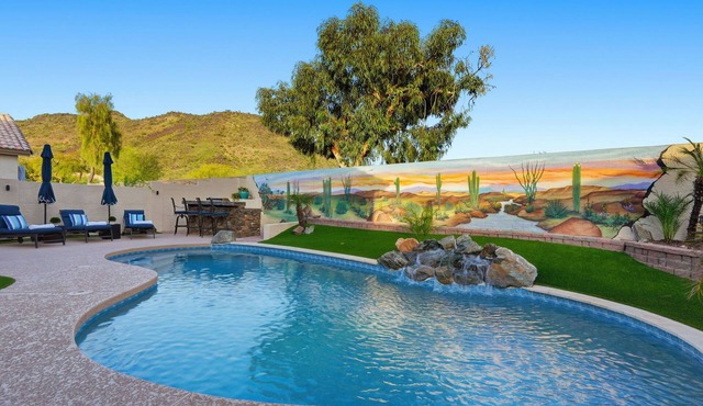 Welcome to Paradise by the Pool, a laid-back yet elevated desert escape located in the desirable Arrowhead Lakes community of Glendale. Thoughtfully designed and professionally hosted by The Welcome Key!