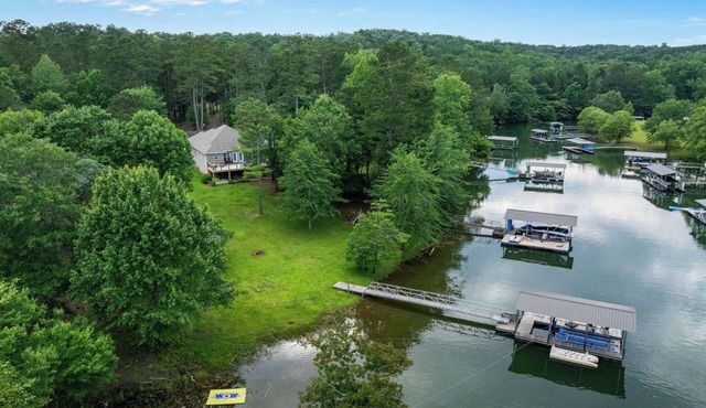 Welcome to The Lazy Buoy, a peaceful getaway nestled on the shores of Smith Lake