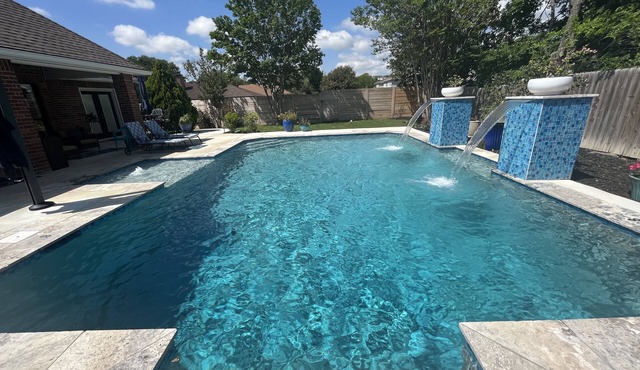 Welcome to The Oasis Pool Haus! Enjoy a private, luxury home with pool.
