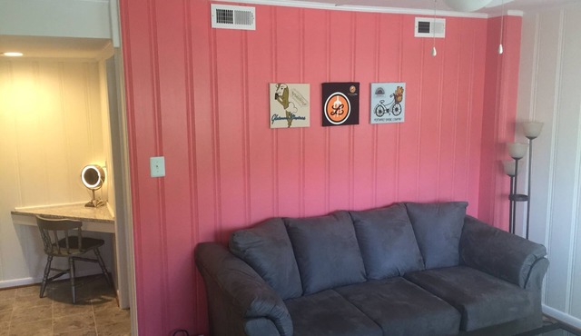 Welcome to the Wonderfully Comfortable, Caboose at CVille Cottage