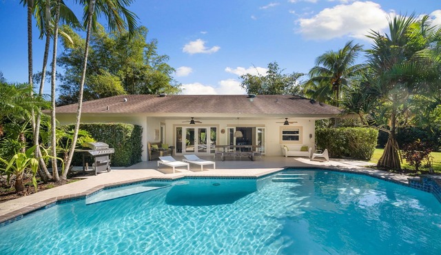 WELCOME TO YOUR PRIVATE OASIS, FULLY GATED ABD PRIVATE PROPERTY, HEATED POOL.