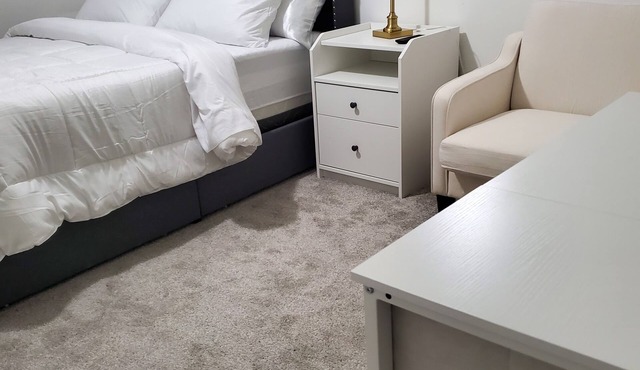 Welcome to your home-away-from-home, with comfortable sleeping arrangements.