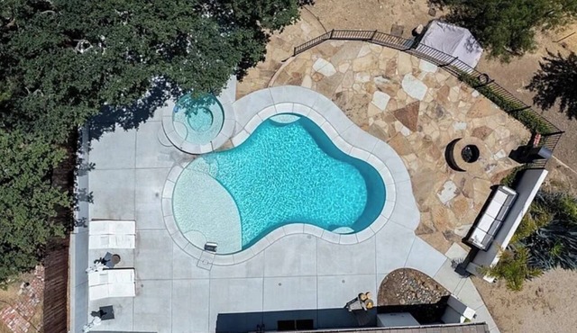 Welcome to your luxe hilltop escape - a stunning retreat with panoramic views