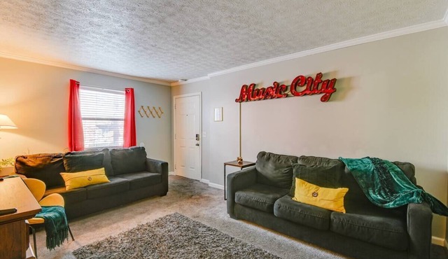 Welcome to your stylish Nashville retreat, managed by Music City Property Mgmt.