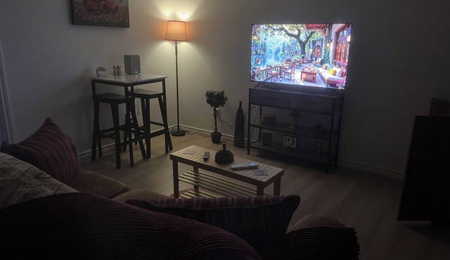 Welcoming apartment with AC in charming Gatesville King Bed with Twin Roll Away