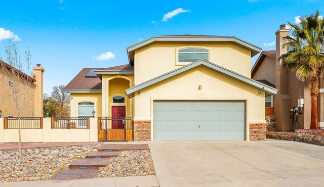 Welcoming home that rests in the shadows of The Franklin Mountains