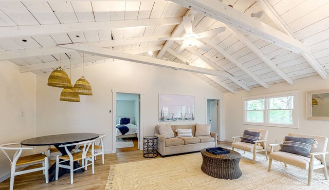 Well-appointed dog-friendly home near the water with private deck, grill, & W/D