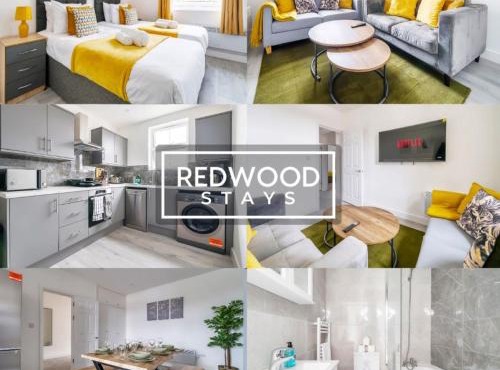 Well-Equipped Serviced Apartments in Aldershot Town Centre, Free WiFi By Redwood Stays