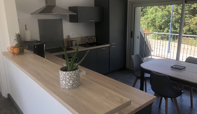 Well-exposed T3 apartment with 2 balconies near the beach