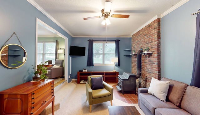 Well-located home in town with sunrise views, deck & great backyard