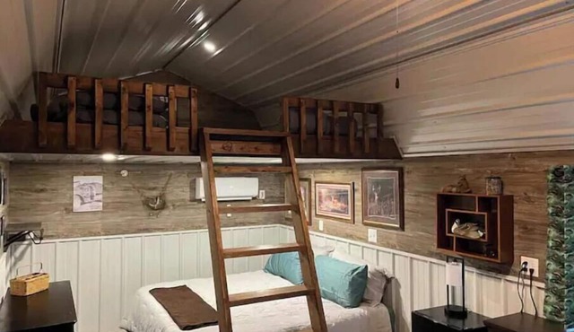 “Wes” one of the 5 Tiny Cabins on the Osage River