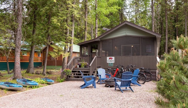 West Glacier Bear Cabin In Glacier National Park