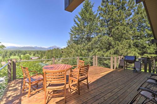 West Glacier Home with Majestic Mountain Views!